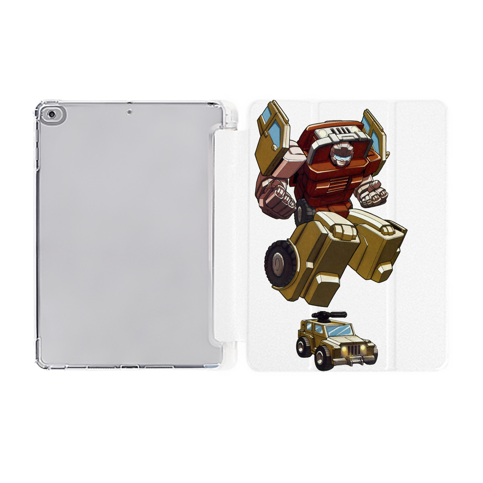 （画像用）  IPad ケース ペン収納付き 三つ折りスタンド PUレザー×シリコン 対応機種9.5/10.5/10.9インチ